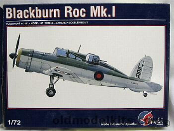 Pavla 1/72 Blackburn Roc Mk.1, 72009 plastic model kit